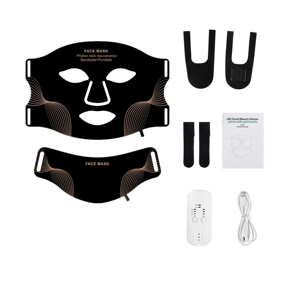 LED Gezichtsmasker - verminder acne en rimpels