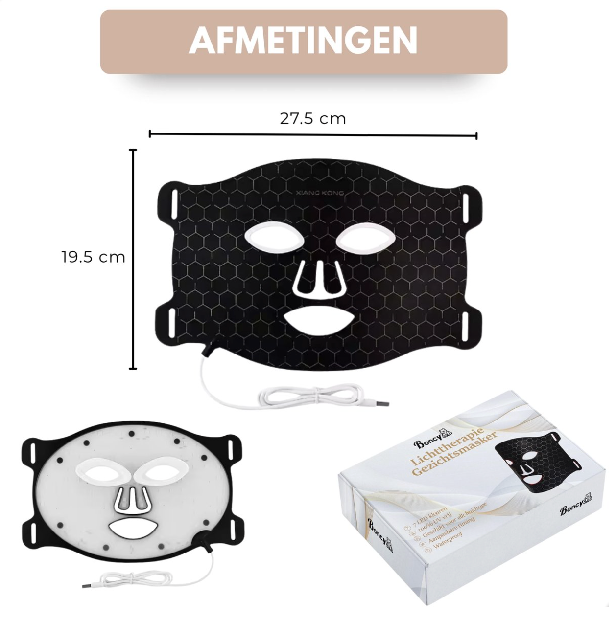 LED Gezichtsmasker - verminder acne en rimpels