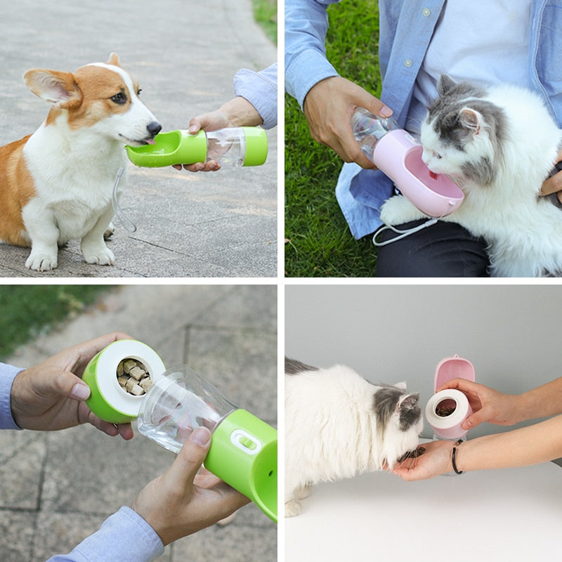 Voedselfles deluxe™ | Drink én voerfles voor honden